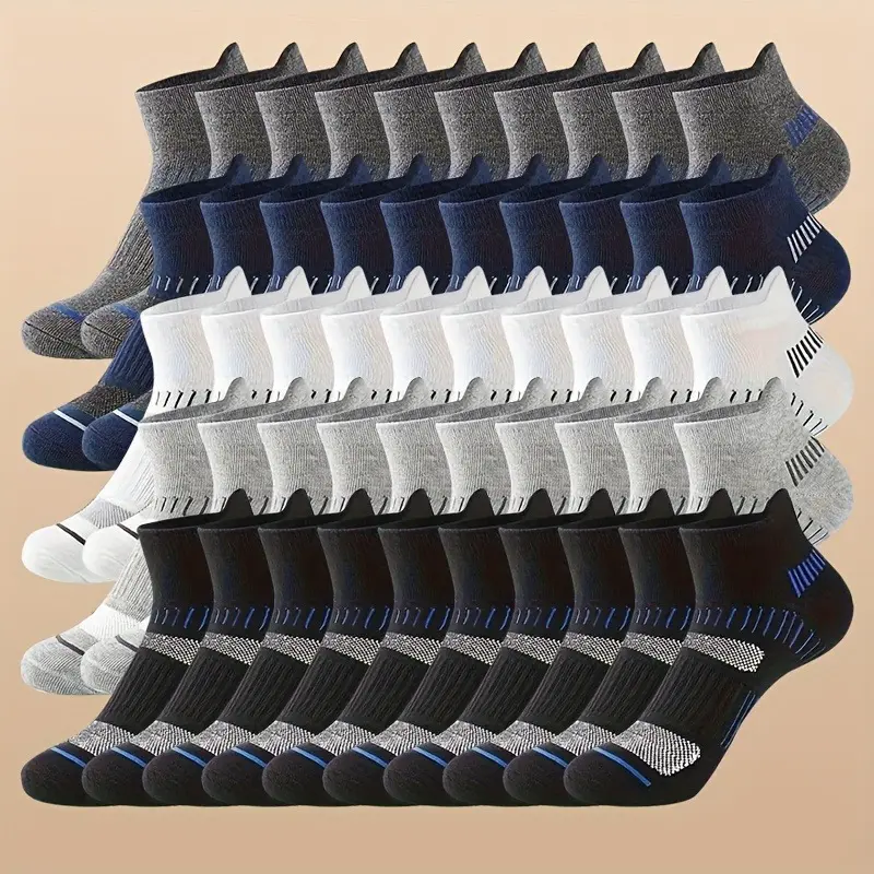 Men's Multi-Sport Tube Sports Socks, 30 Pairs Stockings, Multi-Sport Sports Socks