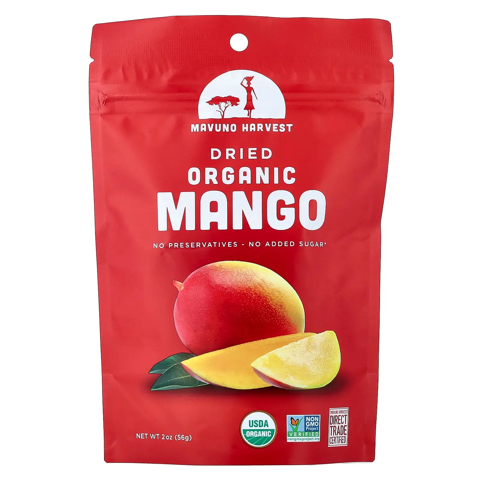Mavuno Harvest Organic Dried Mango, 2 oz (56 g) Mavuno Harvest Organic Dried Mango, 2 oz (56 g)