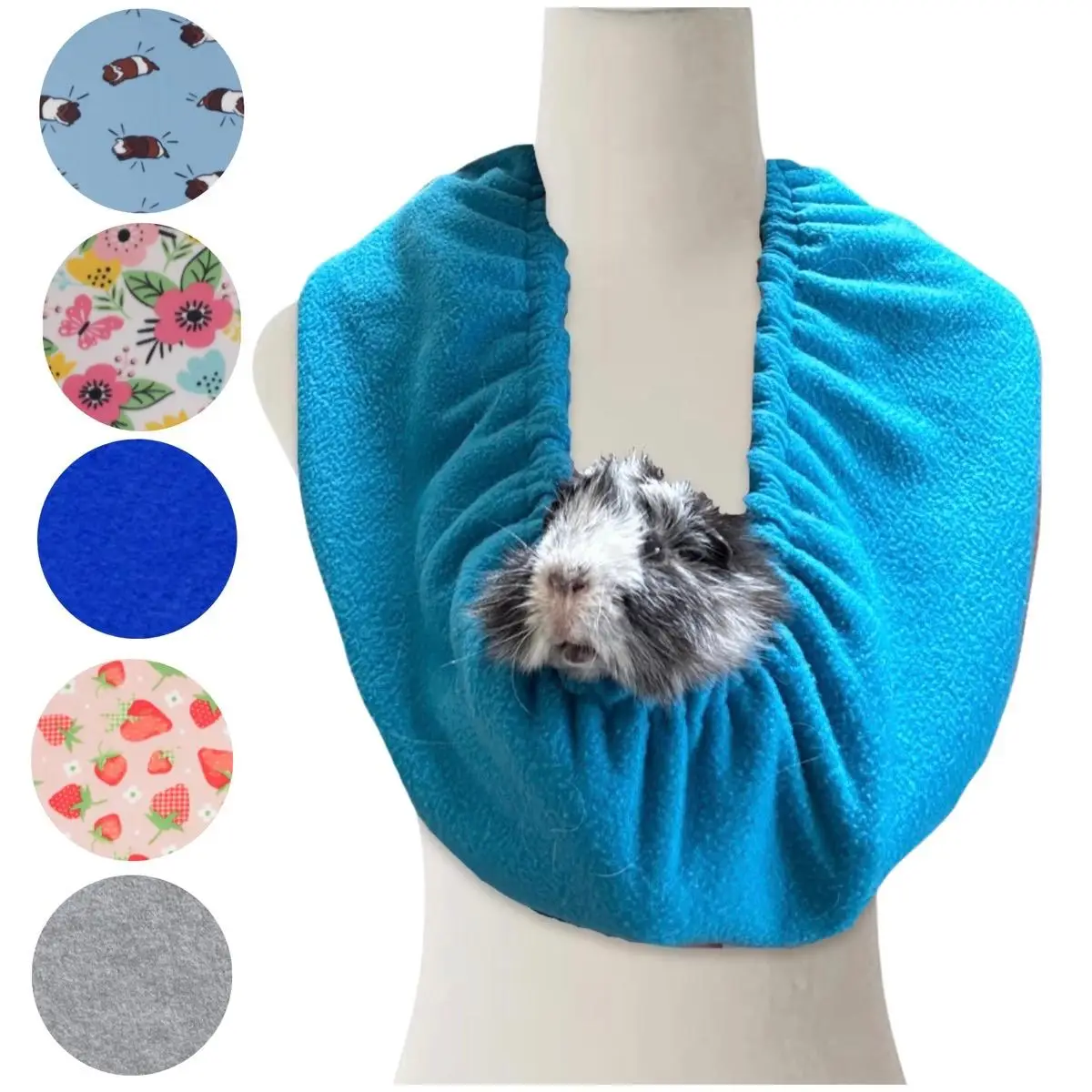 Bonding Scarf | Handmade, Hands-Free Small Pet Carrier Sling [Perfect for Guinea Pigs, Rats, Chinchillas, Hedgehogs, Sugar Gliders, Rabbits, Ferrets,
