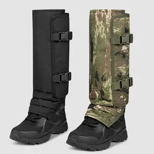 Snake-resistant outdoor leg gaiters with a streamlined, neutral fit to shield you from bites all the way up to the groin area.Fully adjustable straps make them ideal for hunting, backcountry exploration, hiking, and farm work.Built from heavy-duty, abra