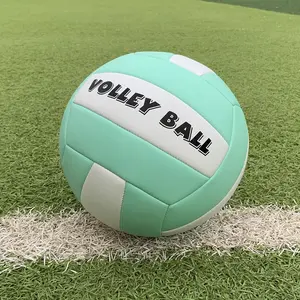No. 5 Volleyball Youth Game Thickened High School Elementary School Children's Beach Soft Air Macaron Volleyball size Sportsball Training