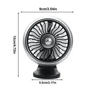 Vehicle Cooling Fan Automobile Small Cooler for Air Vent USB Powered Car Cooling Fan Auto Accessories for Vehicle Van Truck RV NONE