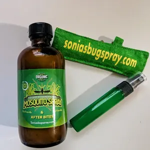 Sonia's Essential 10ml Mini Spray Bottle With 4oz Refill Bottle And Carry Pouch Outdoors