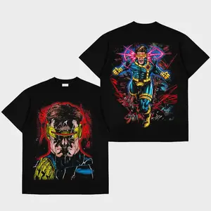 Cyclops Premium Cotton T-Shirt, Optic Rage Graphic Tee, Character Comics Fans Shirt, Superhero T-Shirt, Comic Book Fans T-Shirt, Superhero Graphic Tee