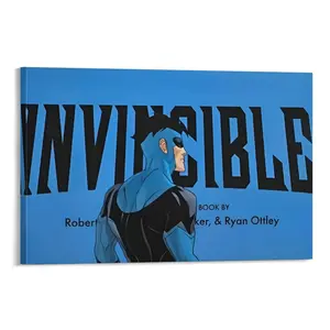 Invincible Old X New Suit Poster,Cool Anime Wall Art, Decorative Wall Decor for Modern Teen Boys Room