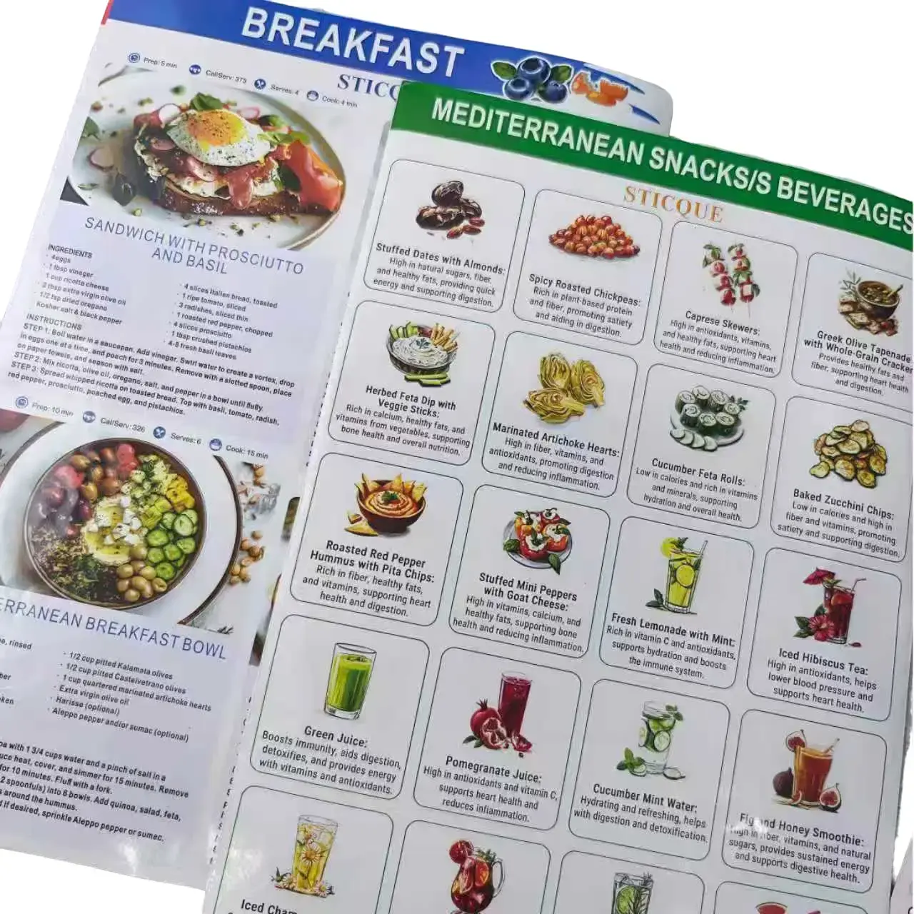 Mediterranean Diet Healthy Cookbook – 3-Week Meal Plan, Food List, Easy Breakfast, Lunch & Snack Recipes for Healthy Living, Recipe Inspo