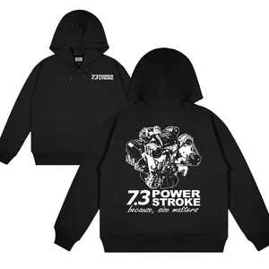 7.3 Power Stroke 2-Sided Hoodie Ford Trucks Cotton Long Sleeve Streetwear