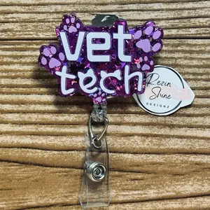 Vet Tech Badge Reel Vet Tech Badge Reel