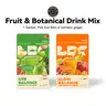 LIPBUSYCARE Instant Fiber + Fruit Mix Dietary Supplement Drink Powder - 10 Sachets with Pineapple, Turmeric & Lemon, Passion Fruit, Grape, Kale, Chia Seeds, Erythritol, Botanical Extracts, Youth-Focused Light/Glow Pick, Single Pack