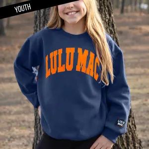 Lulu Mac YOUTH Sweatshirt-Navy