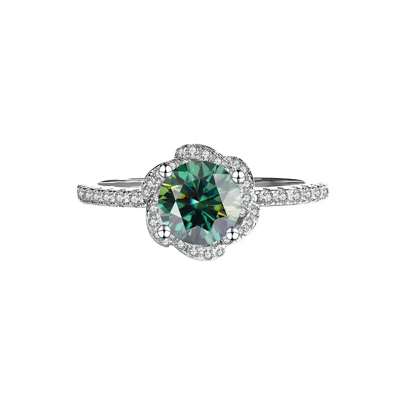 1 carat emerald (Mozambique diamond+GRA