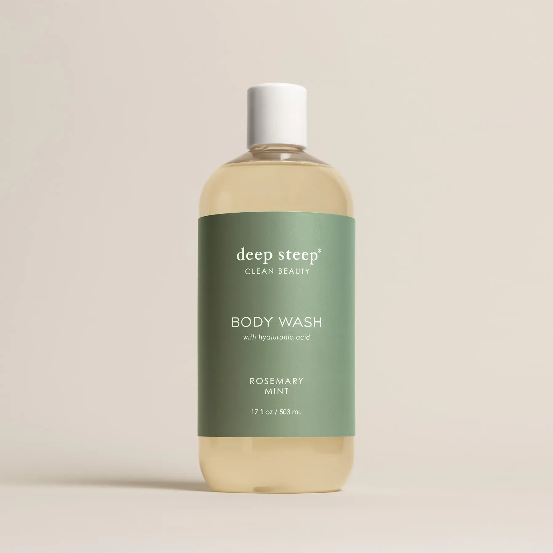Organic Hydrating Herbal Scent Body Wash - Rosemary Mint, Aloe, Argan, Cocoa, Coconut, Shea, Geranium Oil, Citric Acid, Alpha Olefin Sulfonate - Smooth, Eco-Friendly Soothing Cleanser for Bath & Shower Care