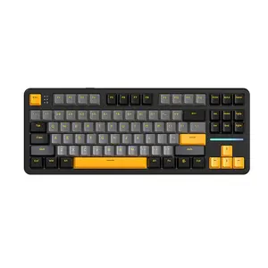 Attack Shark X87 RGB Backlit Gaming Keyboard ,Customizable Wireless Mechanical Keyboard, Full Hot Swappable Keys, Bt7/2.4g Wireless & Type-C Wired