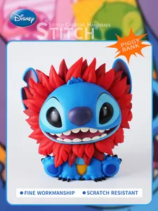 Disney Stitch Lion King Theme Piggy Bank Plastic