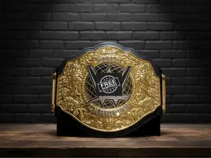 World Heavyweight Wrestling Championship Replica Title Belt 2mm Brass Adult Size Women's Undisputed Heavyweight Championship Belt