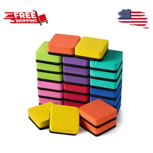 24 Pack Magnetic Whiteboard Dry Erase