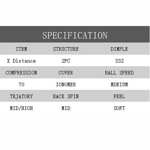 Firepulse X SOFT Golf Ball | 2-piece Construction | Surlyn Cover | White | 360 Track Alignment | 12count(1dozen)