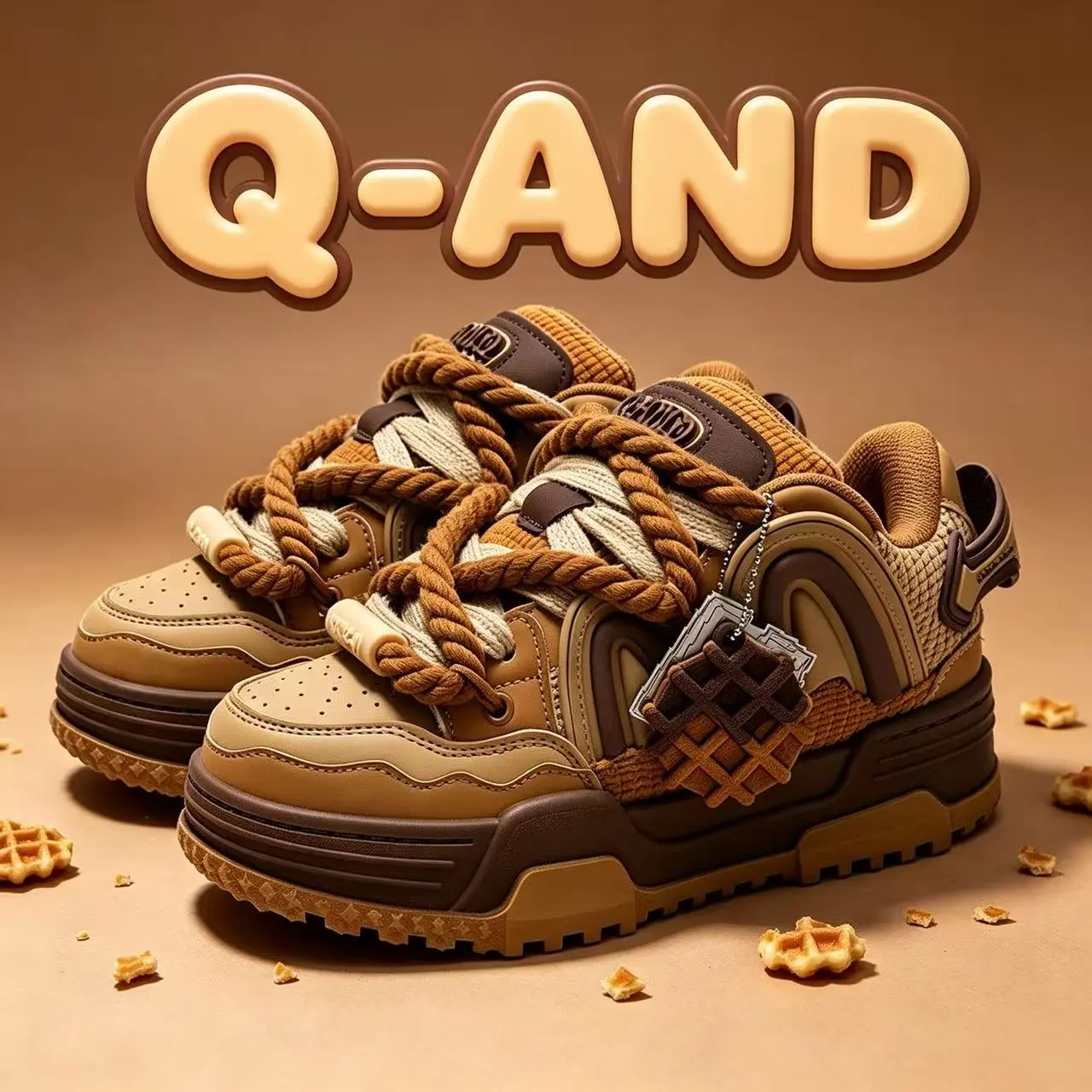 Q-AND 2026 Women's Casual Chunky High-Top Sneakers - Sporty Chic Ankle Shoes with Multiple Color Options for Outdoor Enthusiasts, Gym Shoes