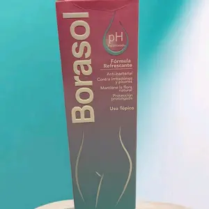 Borasol Antibacterial Intimate Wash Powder, Cleansing pH-Balanced Formula for Feminine Intimate Hygiene with Soda and Aluminum Sulfate