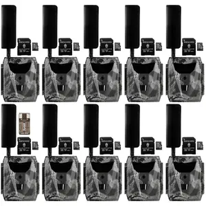 Spartan GoLive 4G/LTE Live Streaming Trail Camera 10-Pack Bundle