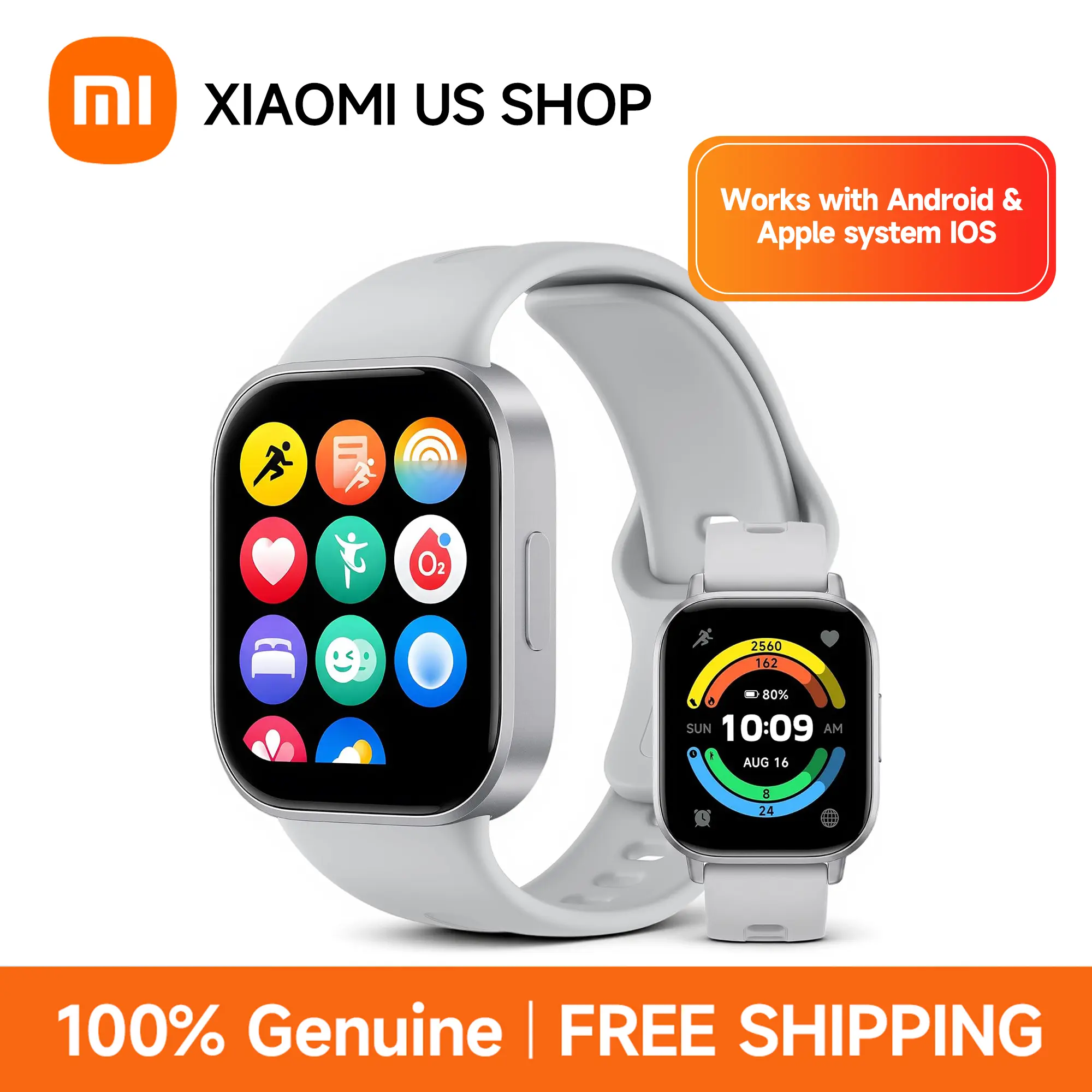 Xiaomi Smart Watch 6 Active - Smart Wearable Device for Active Users, 18-Day Long Battery Life, Fitness Tracker