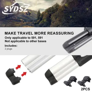 Roof Rack End Protection Cover, Anti-Friction Scratch Guard, Compatible with Topo 591 Bicycle Rack Replacement Parts, Durable Bike Accessories
