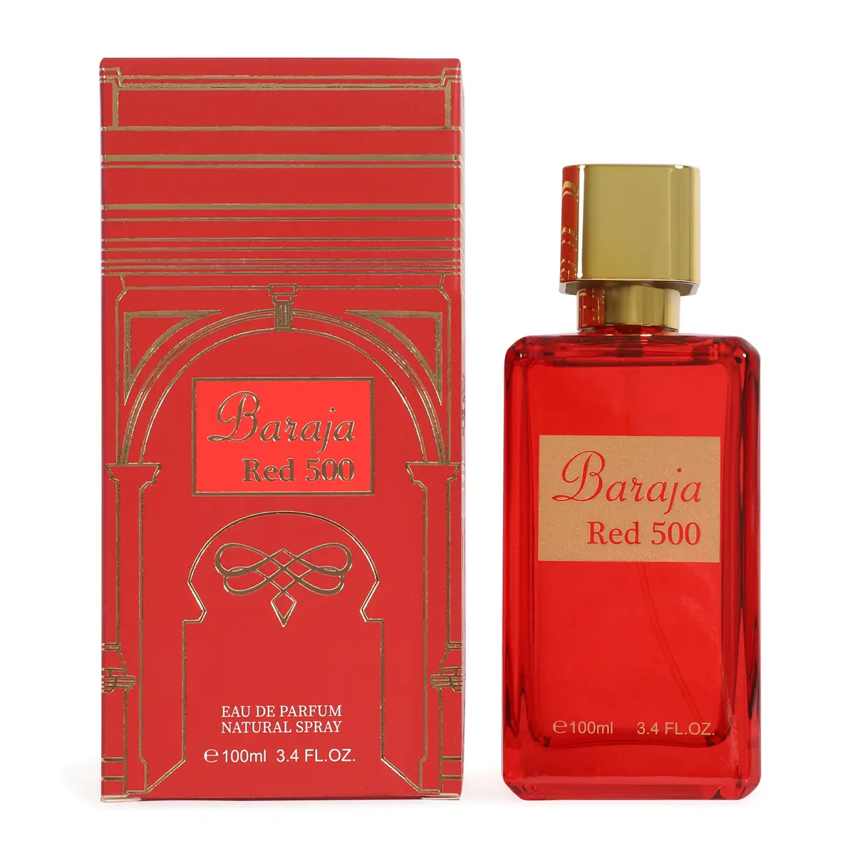 Baraja Red 500 Eau de Parfum Natural Spray Perfume for Women 100ml/3.4fl.oz. Baraja Red 500 Eau de Parfum Natural Spray Perfume for Women 100ml/3.4fl.oz.