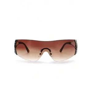 Unisex Vintage Y2K Sunglasses | Trendy Ombre Tinted Lens Fashion Eyewear for Everyday & Outdoor Activities