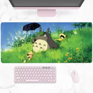 [Sale Up To 50%] Ghibli Totoro Green Field Mouse Pad Desk Mat