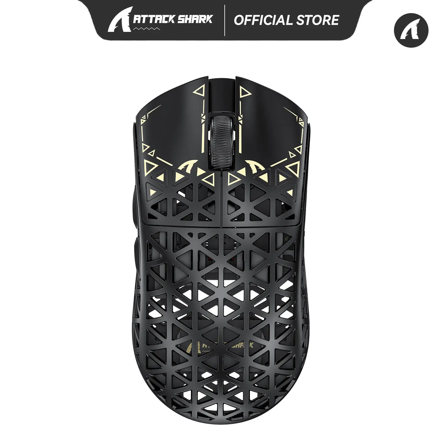 ATTACK SHARK R5 Ultra Carbon Fiber Wireless 8K PAW3950MAX Gaming Mouse 39g SUPERLIGHT, PixArt PAW3950MAX Gaming Sensor, 8000Hz Wireless Polling Rate, MCU Nordic 52840, DPI up to 42000, BT/2.4G Wireless/Wired