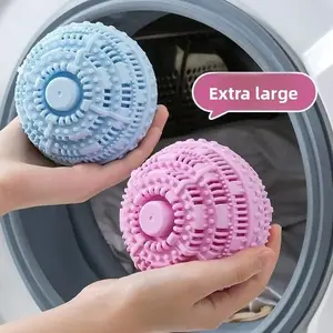 Extra Large Clothes Lint Remover Washing Machine Friction Cleaning Ball for Household Chores Laundry Magic Ball Hair Filter Machine Washable Anti-Tangle