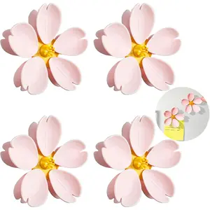 4 Pack Cherry Chip Clips ,  Cute Fridge  Clips, Sealing  Chip Clips for Snack Bag Storage