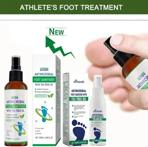 Tea Tree Oil Foot Spray - 97% Odor Elimination & Cracked Heel Repair | Dermatologist-Validated Fungal Defense | 100ml Fast-Absorbing Formula Aloe Vera Outdoorfun