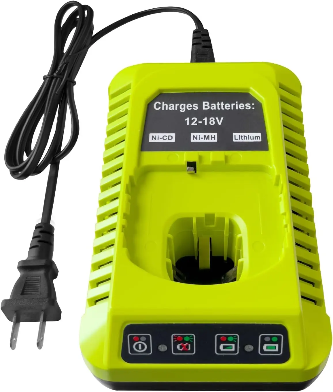 P117 Rapid Charger Compatible with Ryobi 18V -12V Lithium & NiCad NiMh Battery P102 P105 P106 P107 P108 P189 P190 PBP005 Replacemwnt for 18V Battery Charger P118B P118 P119 P135