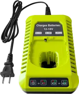 P117 Rapid Charger Compatible with Ryobi 18V -12V Lithium & NiCad NiMh Battery P102 P105 P106 P107 P108 P189 P190 PBP005 Replacemwnt for 18V Battery Charger P118B P118 P119 P135