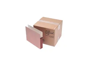 Smead 73805 3 1/2 Inch Expansion File Pocket, Straight Tab, Letter, Manila/Redrope, 50/Box