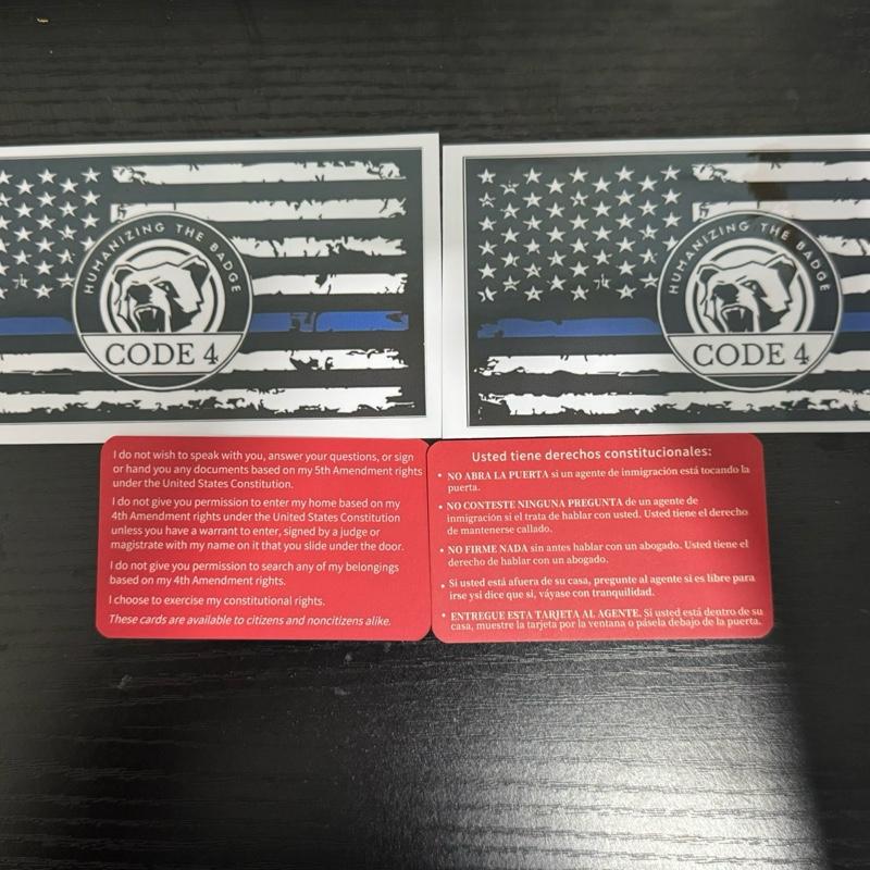 3 Piece Thin Blue Line Flag Código 4 Humanizing the Badge Bandera Línea Azul para Auto y Hogar American Flag Design
