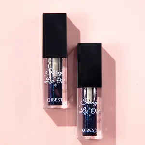 Shiny Lip Oil, A High-Shine Finish Lip Treatment Oil, Glow Reviver Hydrating Lip Oil, Non-Sticky Soft Texture Lip Oil, Transparent Plumping Lip Gloss Make Lips Fuller & Moisturizing(Purple)