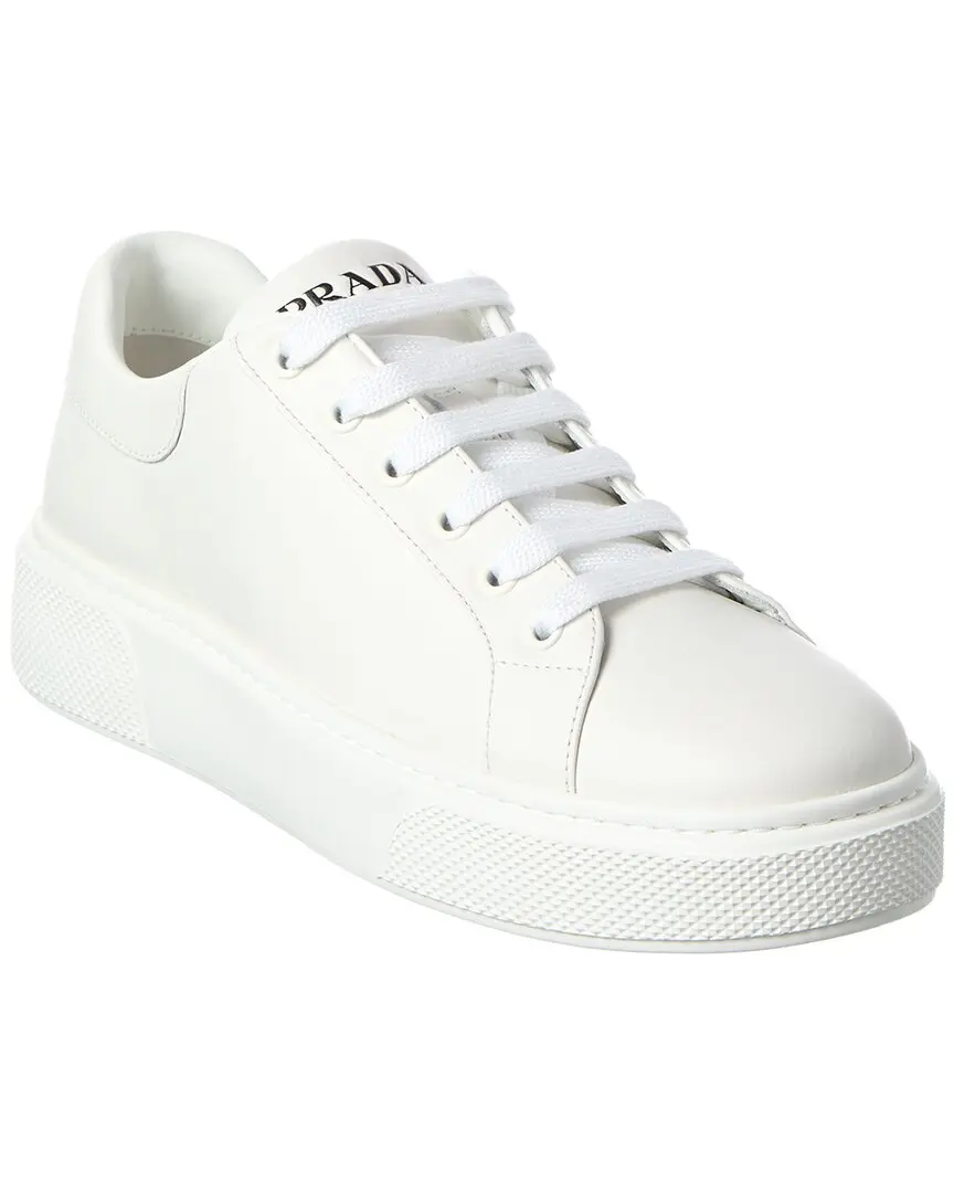 Prada Logo Leather Sneaker