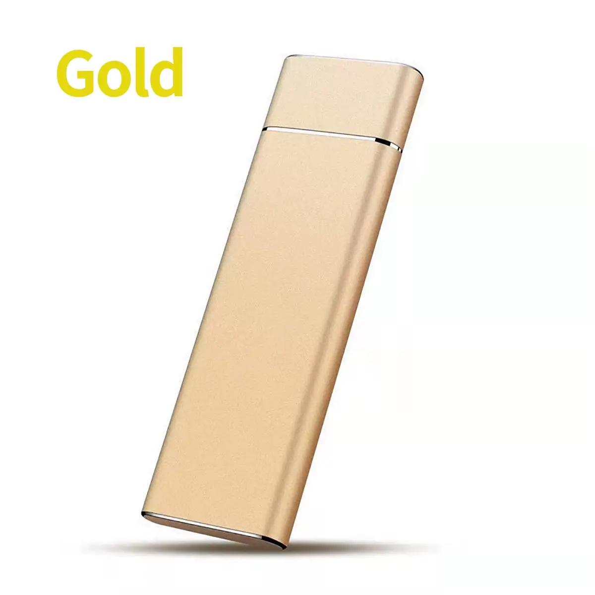External Portable Metal SSD - USB 3.1 - Capacities: 80GB, 256GB, 512GB, 1TB, 2TB, 4TB, 8TB, 16TB - Color Options: Black, Silver, Blue, Red