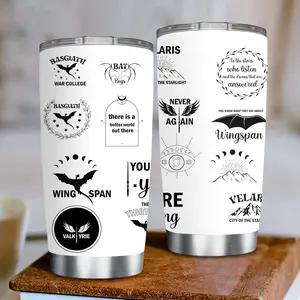 Velaris City Of Starlight 20oz Tumbler - Acotar Night Court Tumbler - Bookish Gift - Acotar Merch Tumbler - The Night Court Illyrians