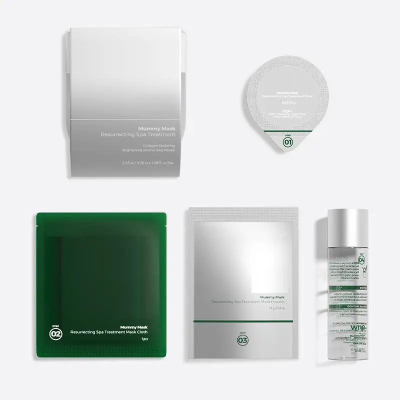 Mummy Resurrecting Spa Mask, Home & Festive Party Supply, Skincare Mask for Skin Repair & Comfort Hydrating Night Mask Plumping Mask