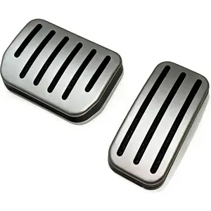 Tesla Pedal Covers for Model 3 and Model Y, Aluminum Alloy Car Pedal Covers, Non Slip Pedal Cover Set, Sport Accessories for Pedals & Pedal Accessories Upgrade