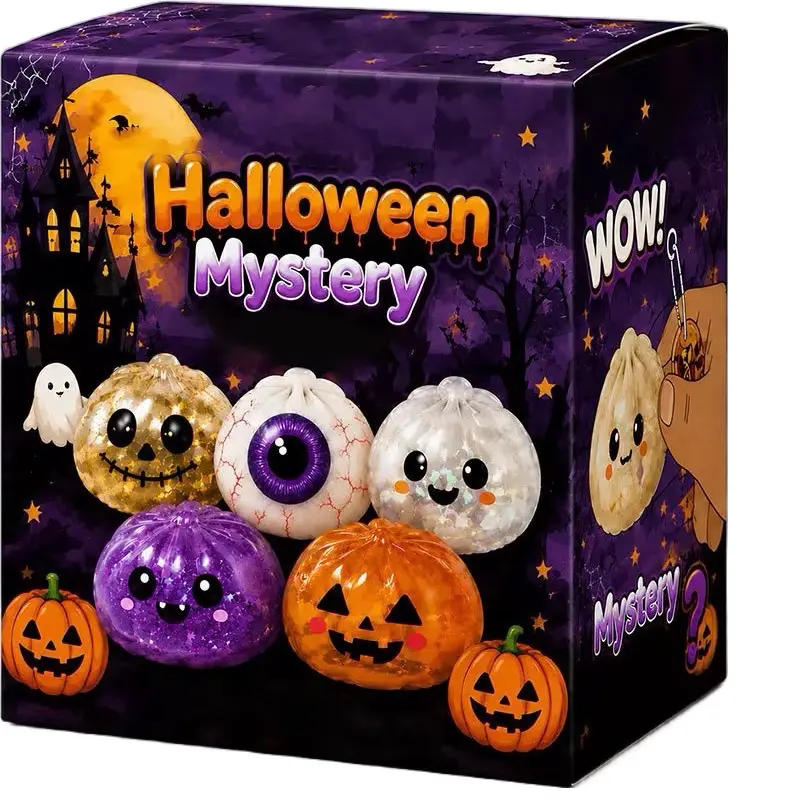 5PCS Halloween Mystery Box Glitter Squash dumplings