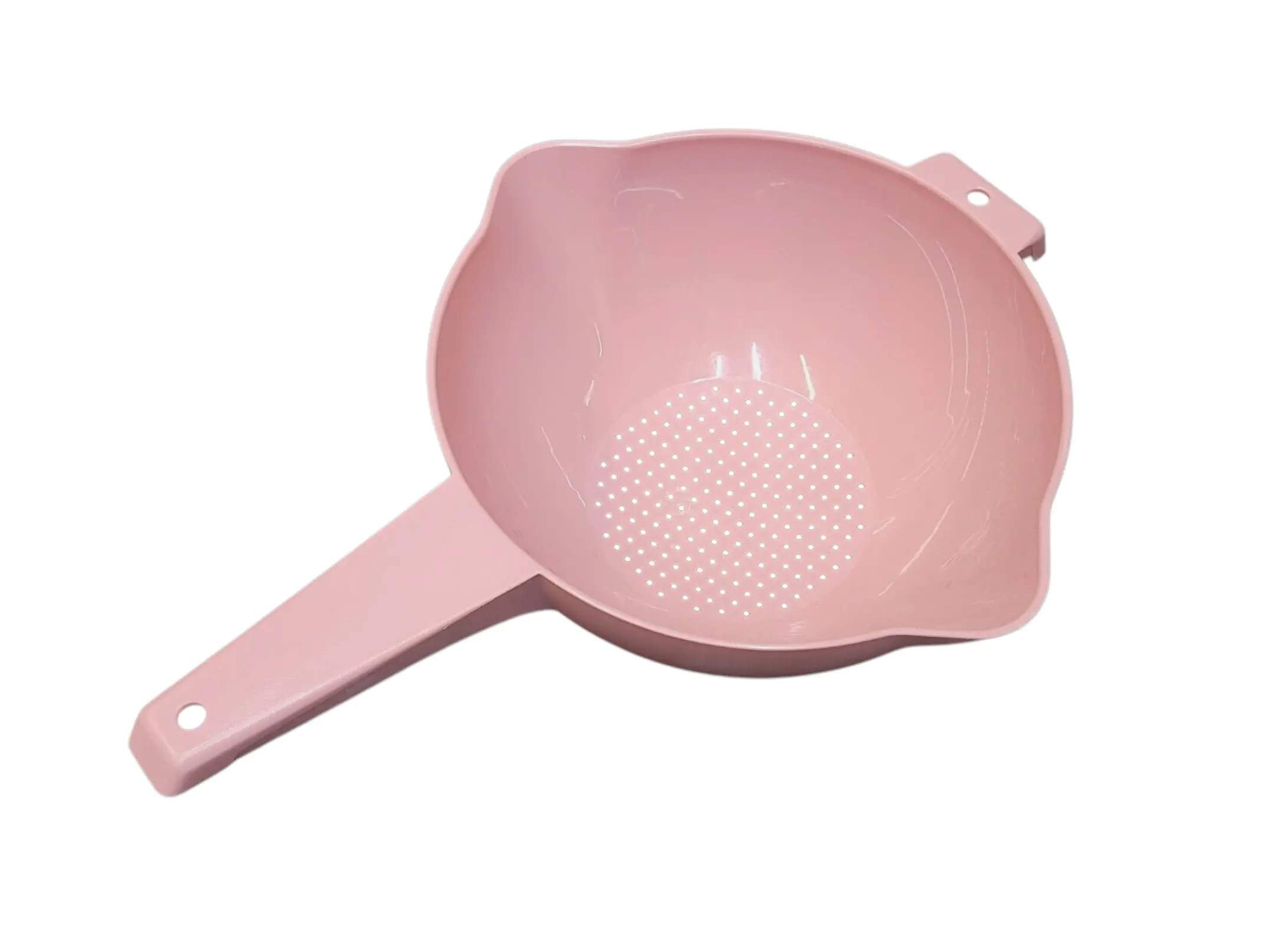 Pink 2 Quart Colander - Kitchen Utensils for Draining, Ideal for Various Cooking Needs