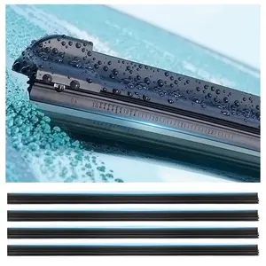 4pcs 32" Trimable Diy Car Windshield Wiper Strips Quiet In Use- Premium&ez Replacement Boneless Refill - Keeping View Clear Window Wipers For Suv Truck Van