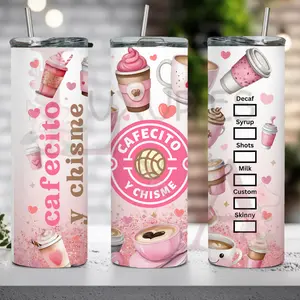 Cafecito y Chisme - conchas - 20 oz tumbler