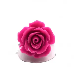 Pink Rose wire Wrapped Ring