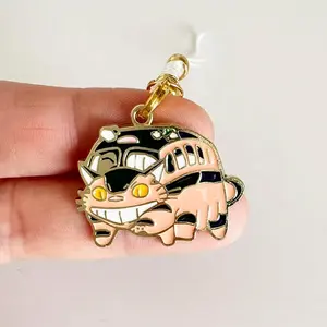 Cute Quality Anime Catbus Metal phone Charm