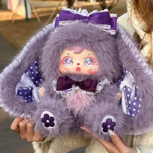 QIQI-Samuel-Rabbit Spirit 680% v2 series Mystery Boxes Bag Pendant Bunny Plush Dolls Soft Collectibles (Hidden Style 2/36)